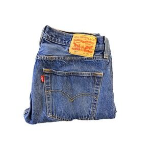 Levi's 501 Jeans Mens W32 L29 Straight Fit Medium Wash Denim